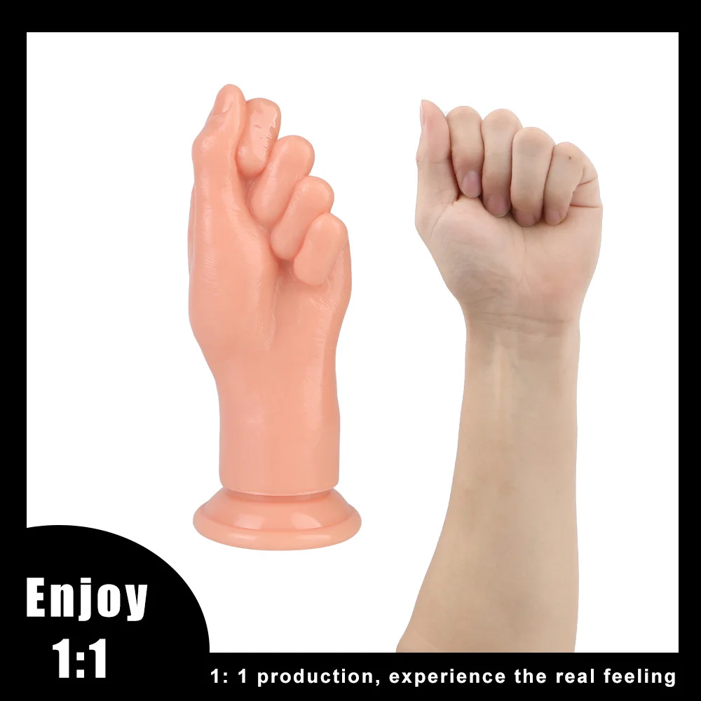 Silicone Masturbate Sex Toys Anal Plug Large Penis Fist Huge Dildo Women Men Butt Plug Suction Big Hand Anal Stuffed G-spot