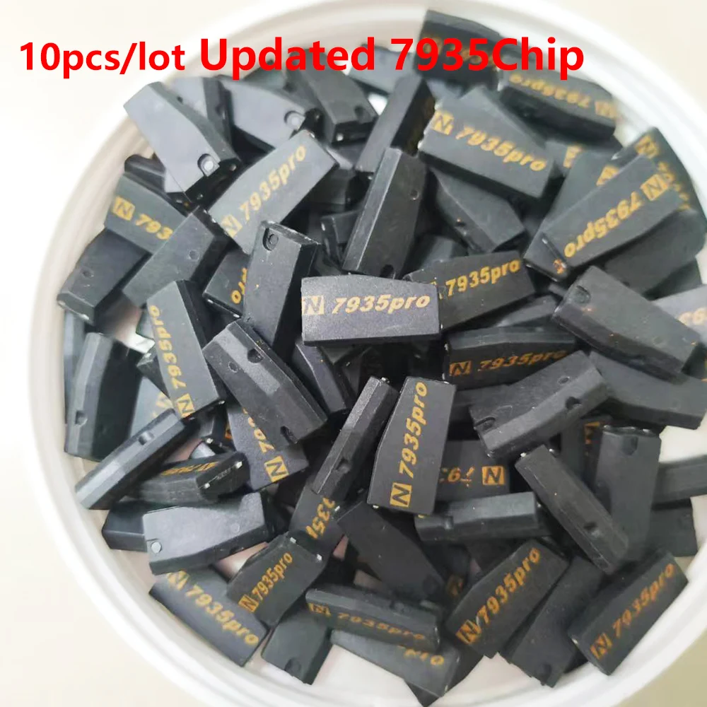 10pcs/lot Updated Version Blank Chips with word Aftermarket Carbon ID44 PCF7935AA Chip 7935 7935pro Transponder Chip PCF7935AS