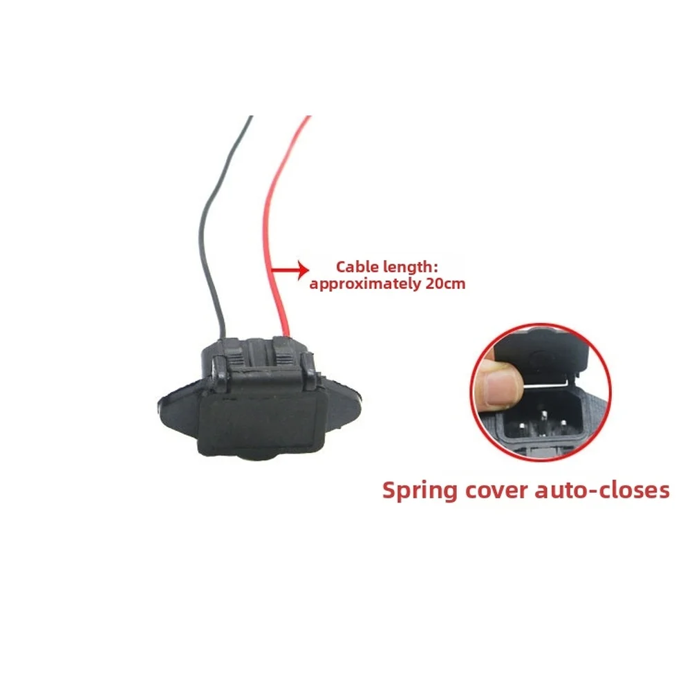 5*2.7 سنتيمتر 12 فولت تيار مستمر ميناء شحن 20 سنتيمتر كابل التوصيل متوافق مع الرشاشات الكهربائية للرشاشات الزراعية #5