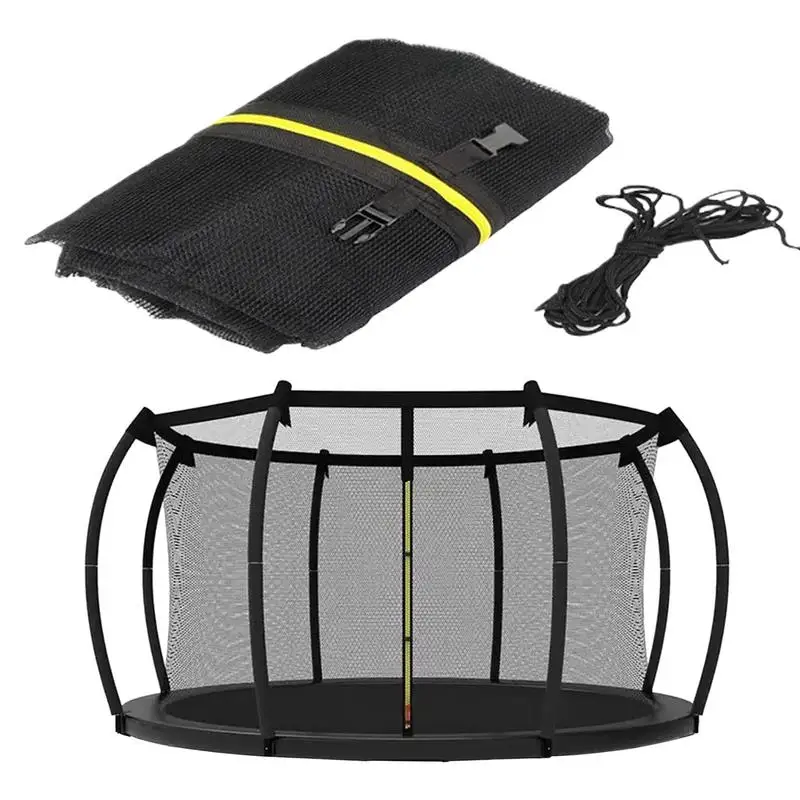 Red de repuesto para trampolín, red de seguridad protectora para saltar, vallas envolventes, accesorios para patio trasero y jardín