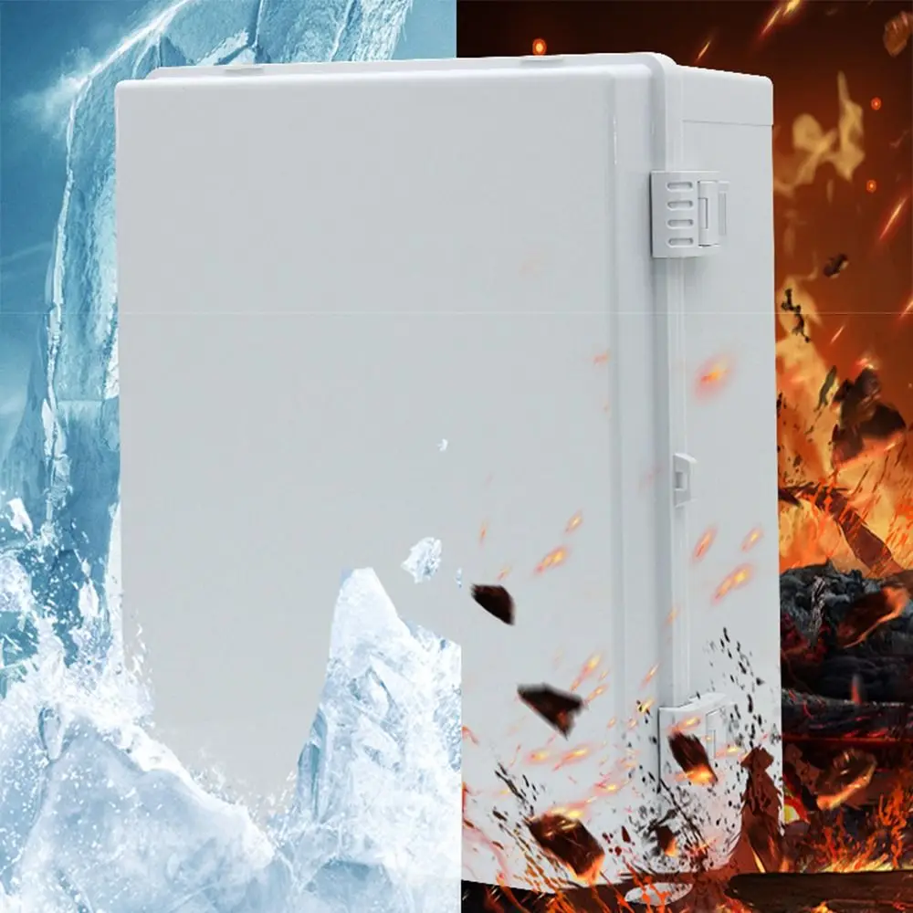 

IP66 Waterproof Junction Box Gray/Transparent Cover Dustproof Distribution Box Wall Mounted Metal Interior Door