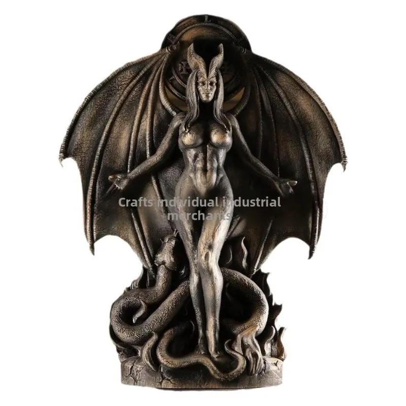 Lilith Inanna Statue Resin Craft Ornament