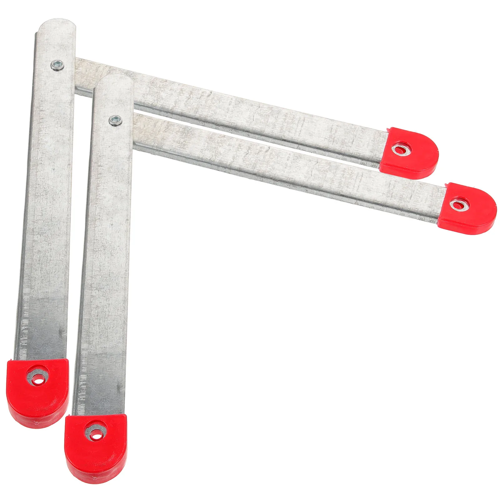 

2pcs Galvanized Aluminum Folding Ladder Hinge Tie Rod for 2.5m-3m Step Ladders Heavy Duty Spreader Bracket Household Attic