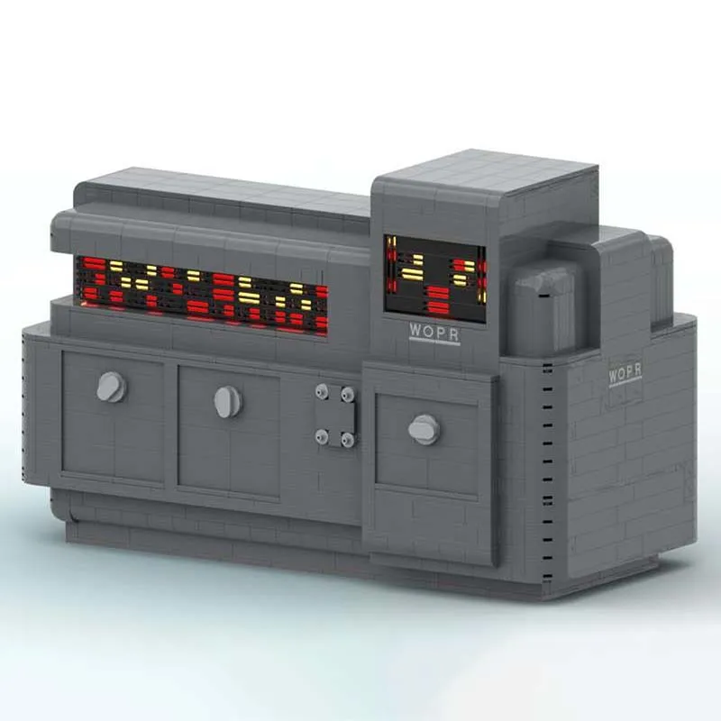 Estrela filmes modelo moc tijolos de construção supercomputador modelo tecnologia blocos modulares presentes brinquedos natal diy conjuntos montagem