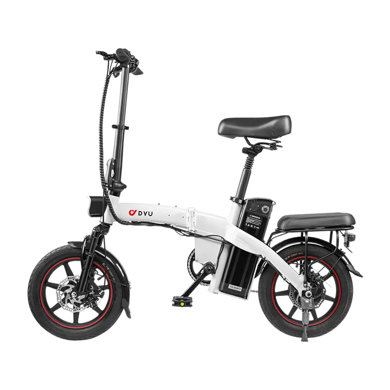 

DYU A5 Electric Bicycle 48V7.5AH Removable Battery 350W 14inch Max Speed 25km/h Ebike City Beach Road Electric Bike EU UK Stock