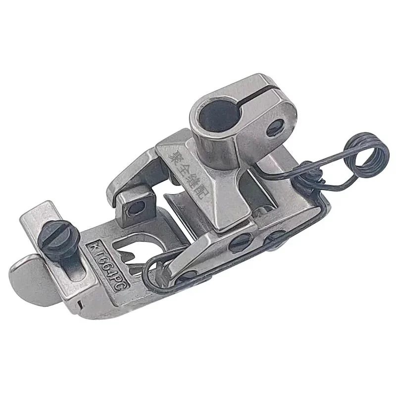 KT664PC tank presser foot thick material adjustable pressure foot three needle five wire industrial sewing machine spare parts