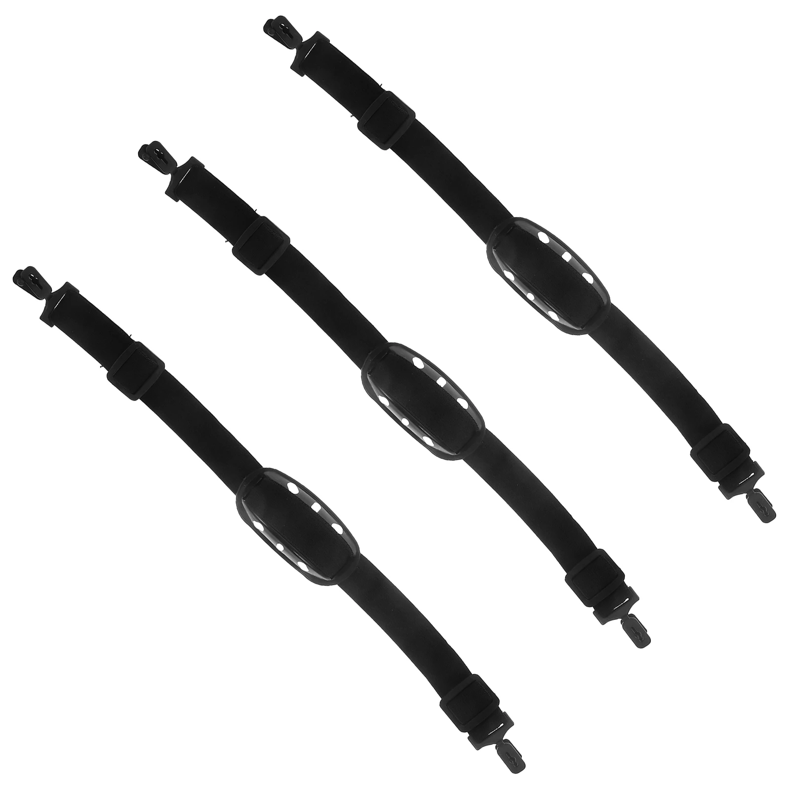 

3pcs Safety Chin Strap Adjustable Elastic Polyester Replacement Construction Hard Hat Protection Labor Supplies