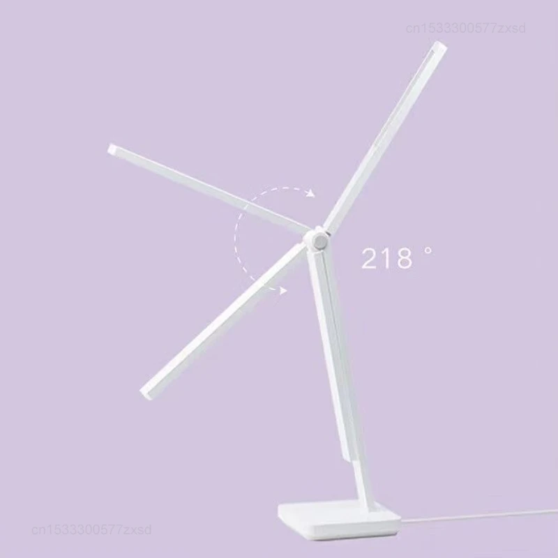 Xiaomi-Mijia Lite Inteligente Mi Candeeiro de Mesa LED, Candeeiro de Mesa Dobrável, Leitura de Cabeceira, Proteção para os Olhos, Lâmpada Noturna, Estilos Recarregáveis