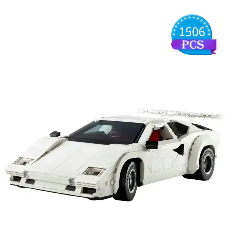 2025 NEW 10337 Countach 5000 QV Building Blocks Super Racing Car Model Classic Collection Bricks Cars Toys Boy Christmas Gift