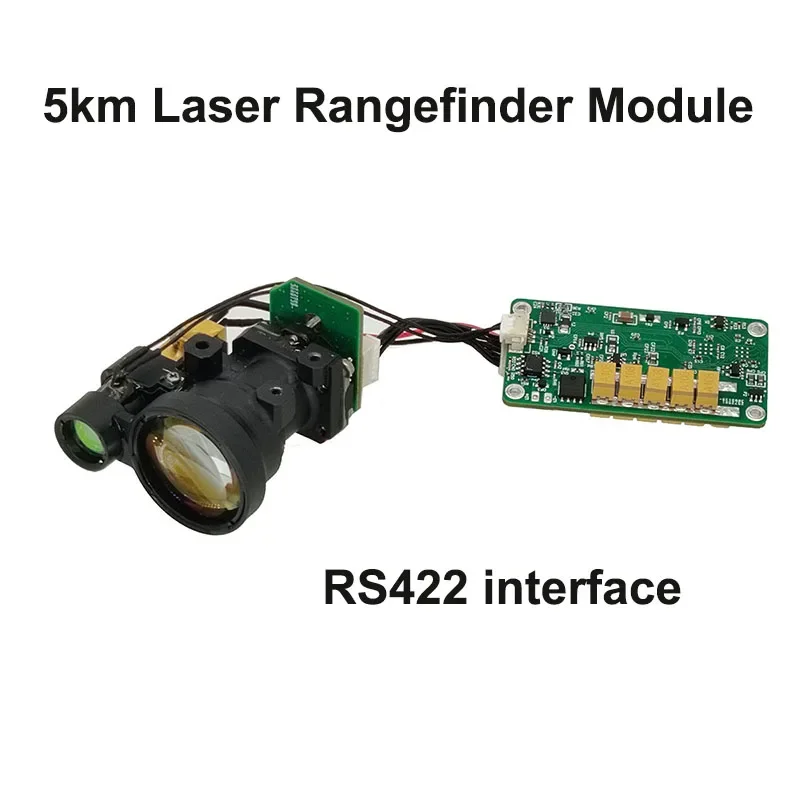 LD50X Laser Distance Sensor Module Diy 1535nm Laser Infrared Sensor Optical of Distances RS422 5000m Laser Rangefinder Module