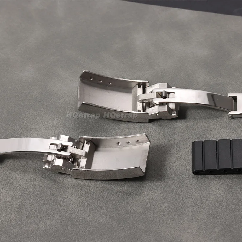 Роскошный резиновый ремешок 20 мм, силиконовый ремешок для часов Rolex, браслет с водным призраком, водонепроницаемый браслет, универсальный сменный ремешок