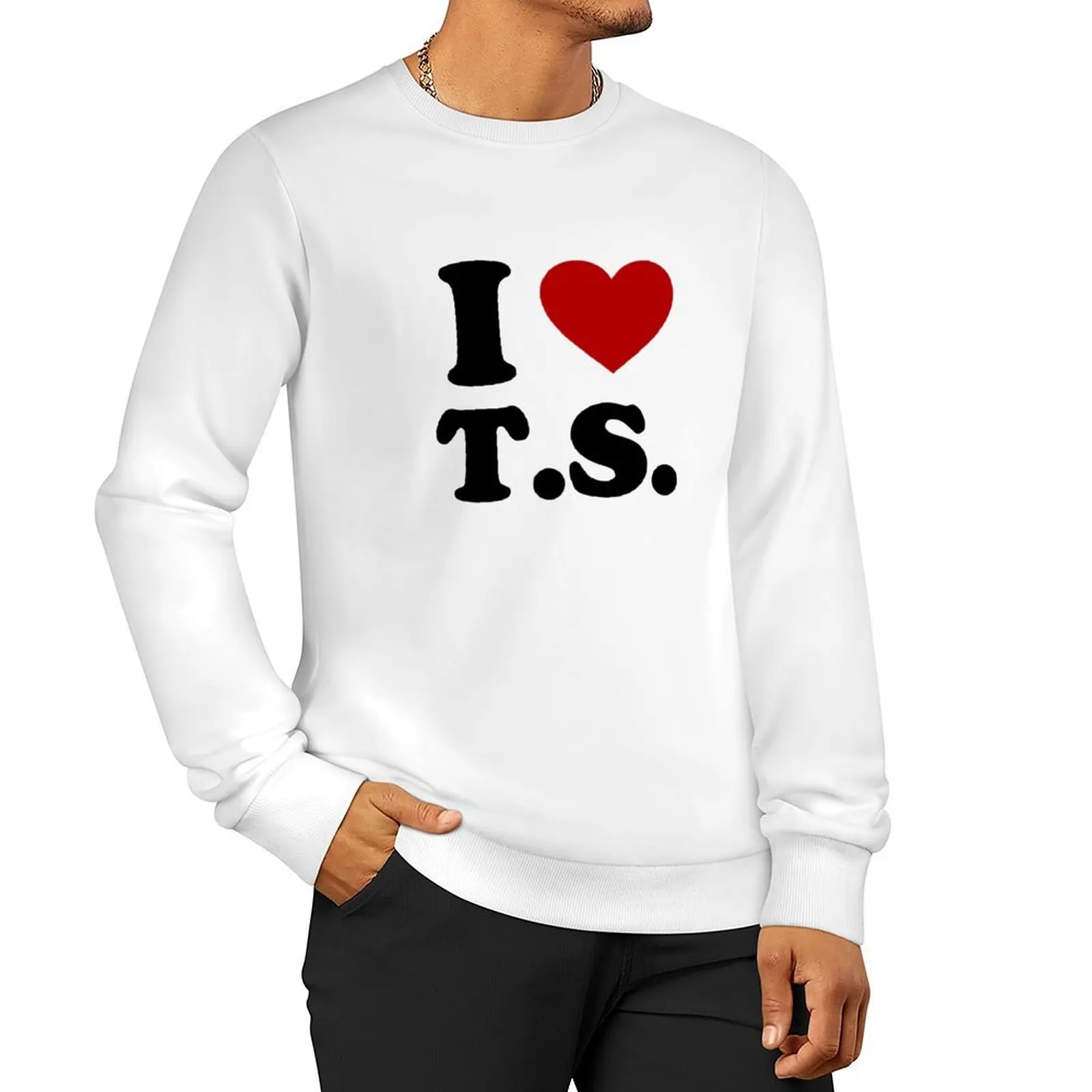 

I heart ts Sweatshirt male clothes winter man sweatshirt