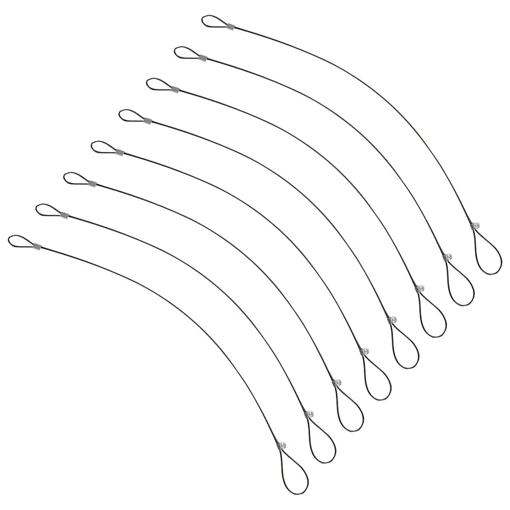 8 قطعة كابل مزلاج السلامة سحب بوابة معدنية مزلاج سلسلة سهلة التركيب للمنزل ساحة سياج لوازم الحديقة بوابة السياج سحب الحبل