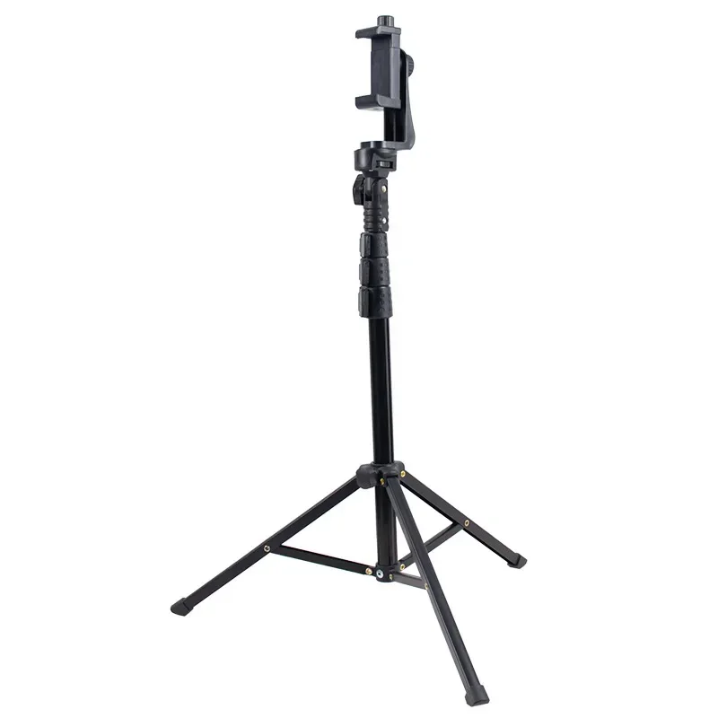 Universal Mobile Phone Live Tripod Outdoor Shooting Artifact Mmulti-Function Selfie Camera Triangle Floor-Standing Support Stand