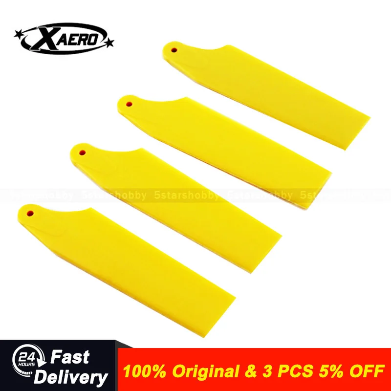 Tarot 450 480 Helicopter Tail Rotor Blade 68mm 2 Pairs   T-REX 450L 465X 480 Dominator DFC Main Rotor Head Assembly Parts