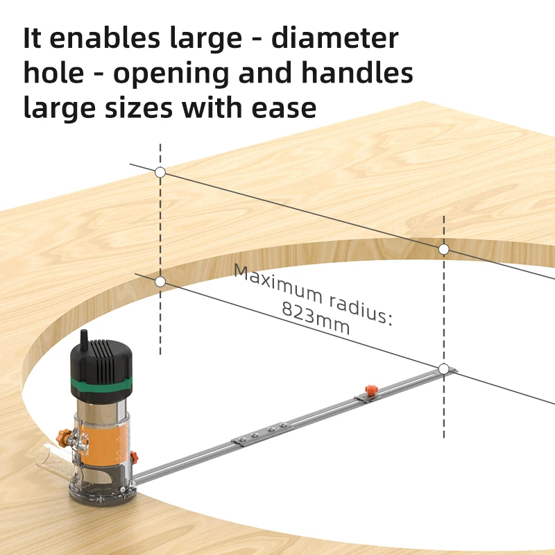 Imbot Multifunctional Circular Milling Machine Made Of Stainless Steel Material With Built-In Bearing Pulley