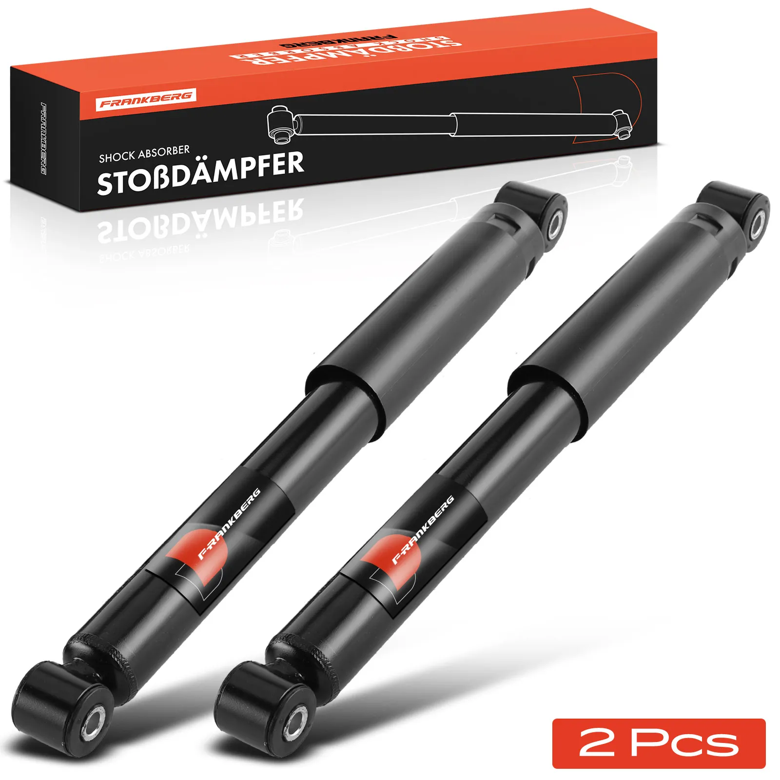 Frankberg 2x Stoßdämpfer Hinterachse für Ford Tourneo Connect Transit Connect P65 P70 P80 2002-2013 4531621 4385656 2T1418080CE