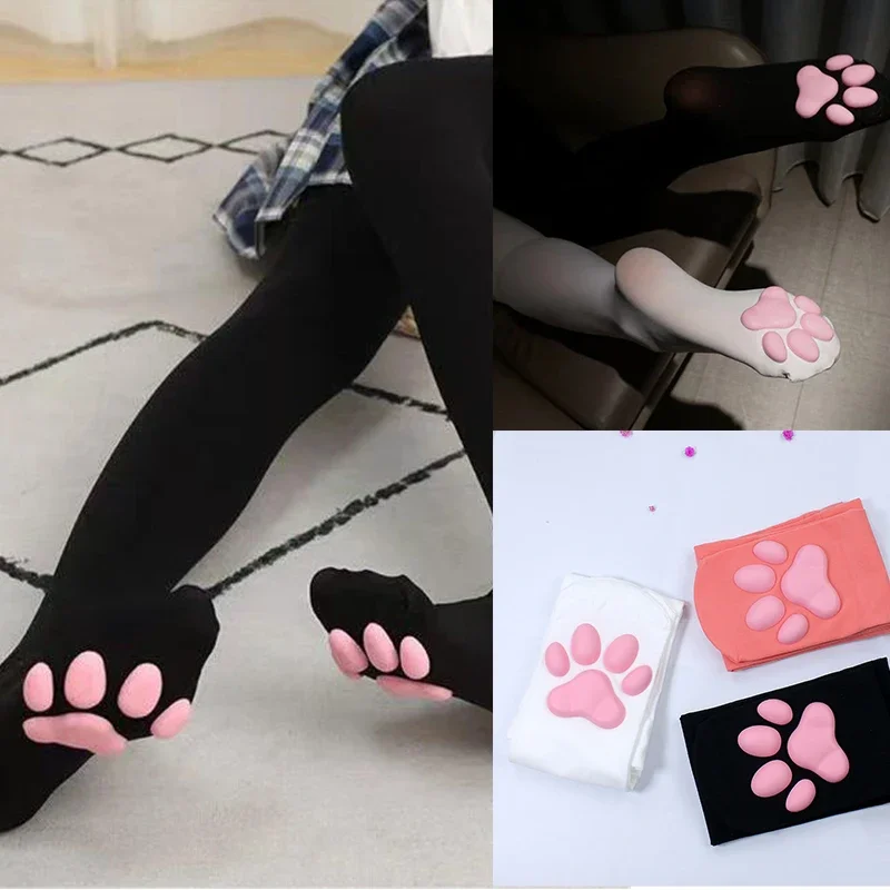 Long stockings Cute anime Girl Stockings Gloves Cat Scratch fleshlight women's pants socks stockings women lingerie lolita jk