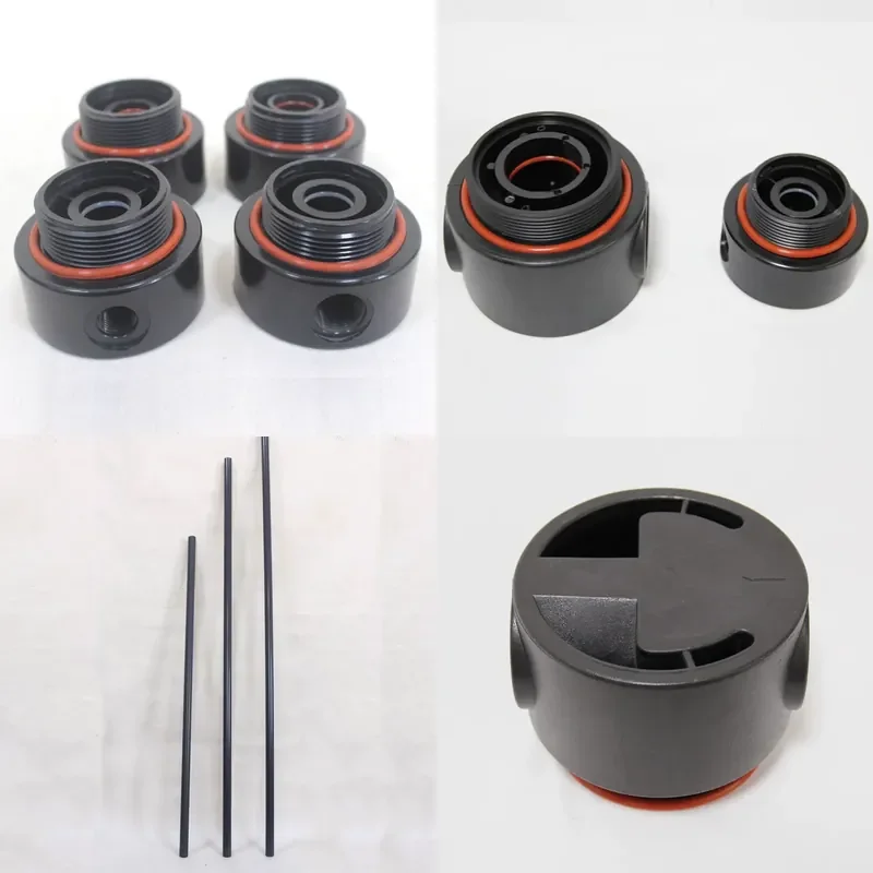 Black Two Way Water Softener Valve Head Manual Polishing Resin Filter Control For Fiberglass Tank 2.5 Inch 4 Inch Home Use