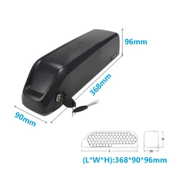 48V 36V Bicycle Battery Polly DP-5C Lithium Ebike Batterie Pack 13ah 15ah 17ah For Bafang BBS02 BBS01 BBSHD TSDZ2B TSDZ2