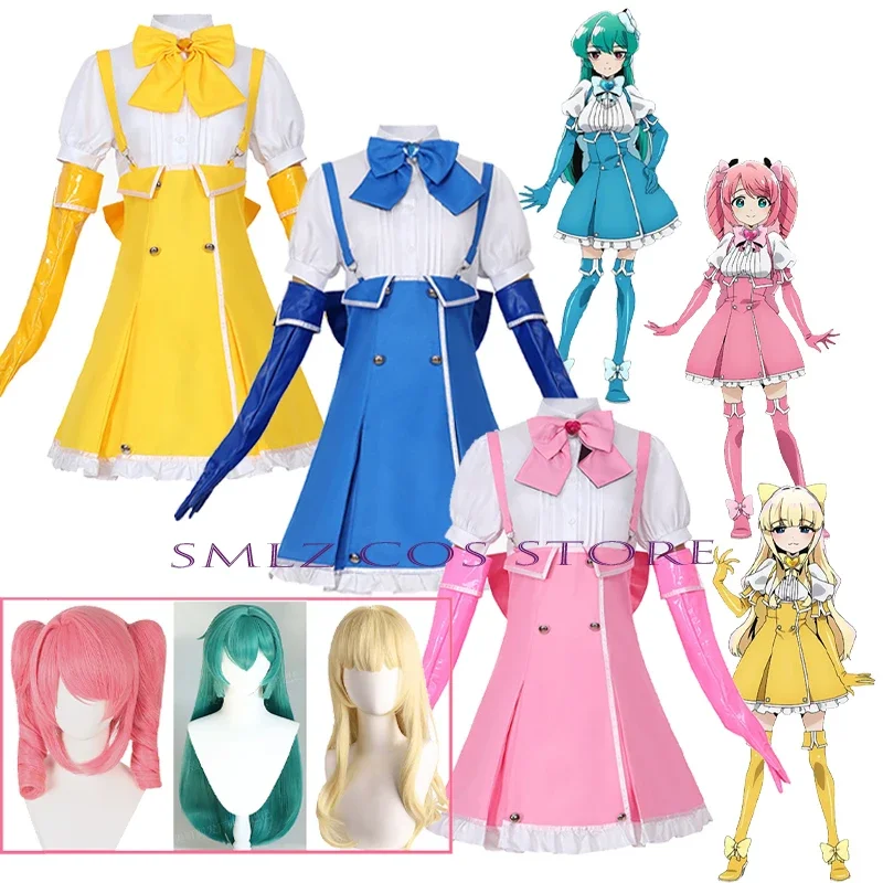 Mahou Shoujo Ni Akogarete Gushing Over Magical Girl Anime Minakami Sayo Cospaly Hanabishi Haruka Tenkawa Kaoruko Costume Uniform