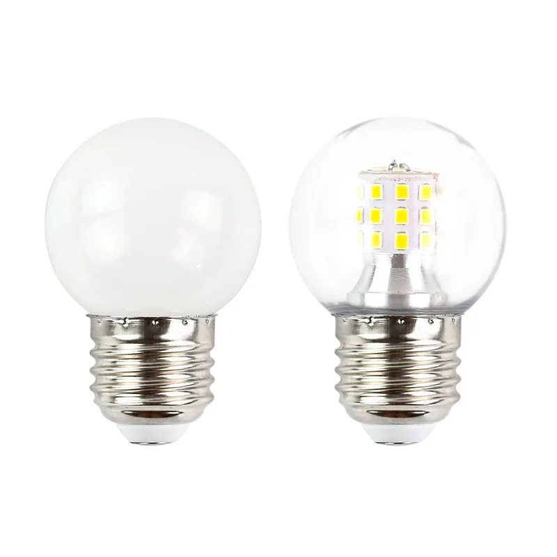 Bombilla LED superbrillante de 220V, lámpara de ahorro de energía magic bean G45, 6W, 9W, 12W, E27