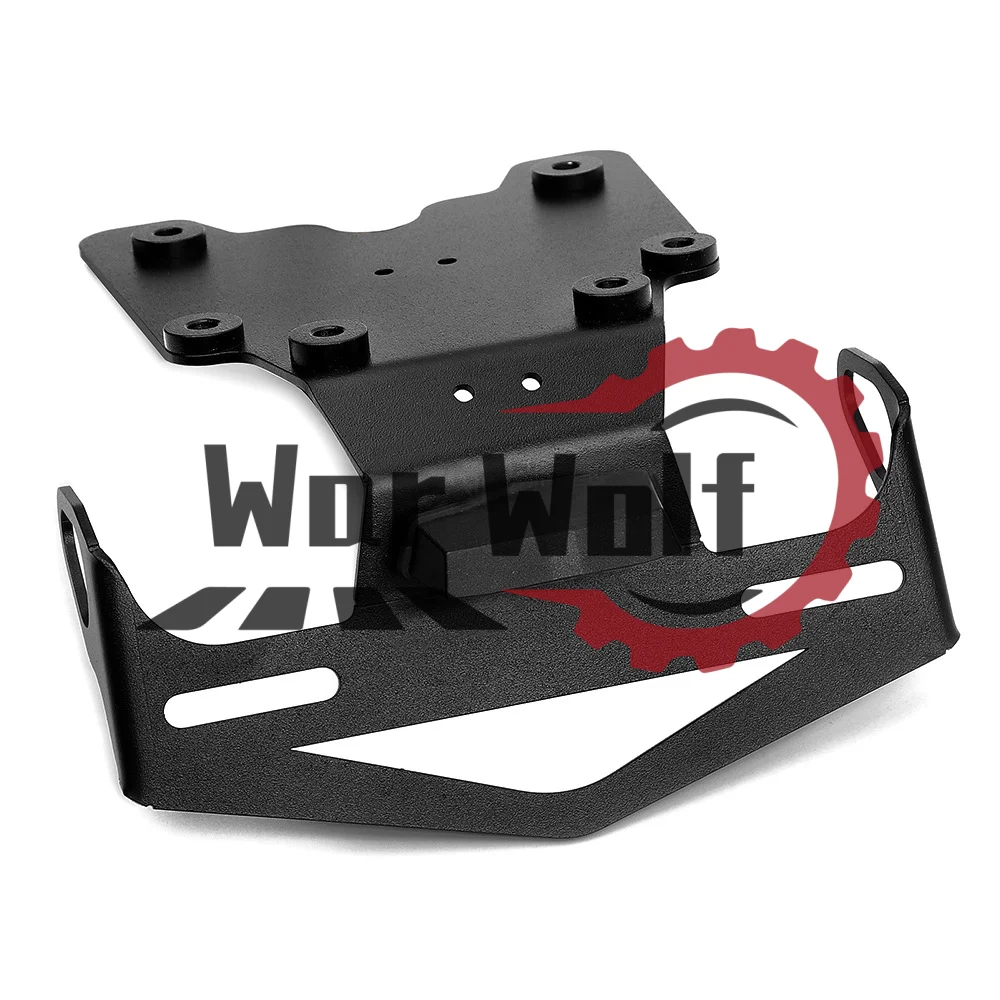 FOR Yamaha Tenere 700 XT700Z modified short tail rear license plate holder with light, license plate bracket