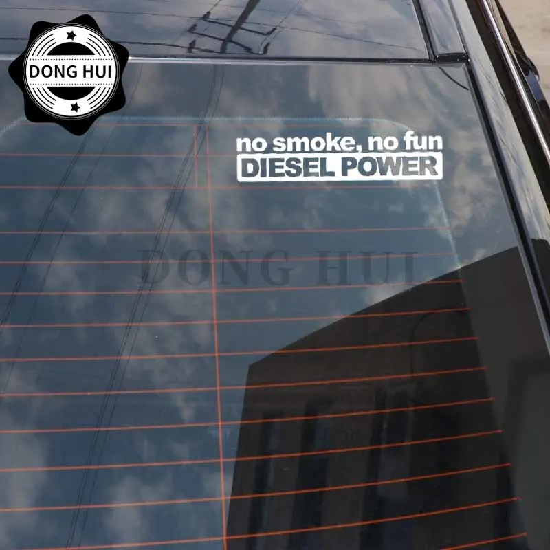 No Smoke No Fun Sticker Diesel Power Decals Motorcycle Off Road Vehicle Refrigerator Helmet Laptop PVC Decorative Waterproof