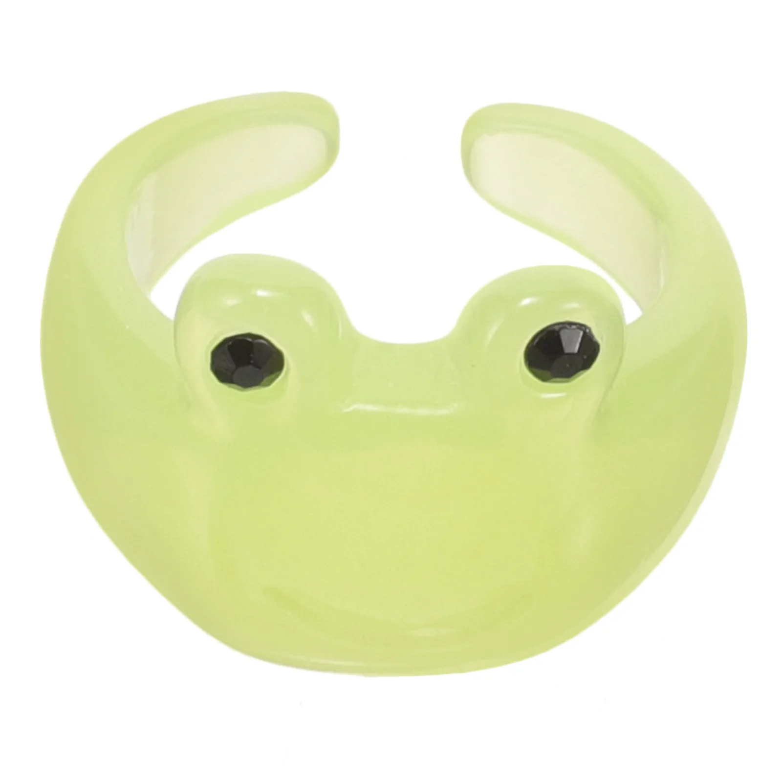 

Children Green Resin Bangle Cartoon Design Lightweight Non-Fade Safe Wrist Accessory Kids Gift Birthday Party Lovely Bracelet