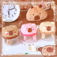 Office supplies kawaii stationery items school useful aesthetic School supplies cute capybara pencil sharpener kids stationery