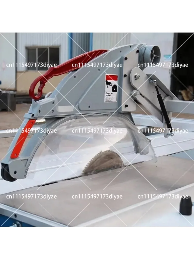 Universal Transparent Table Saw Cover Anti-Dust Shield Woodworking Safety Guard with Dust Port