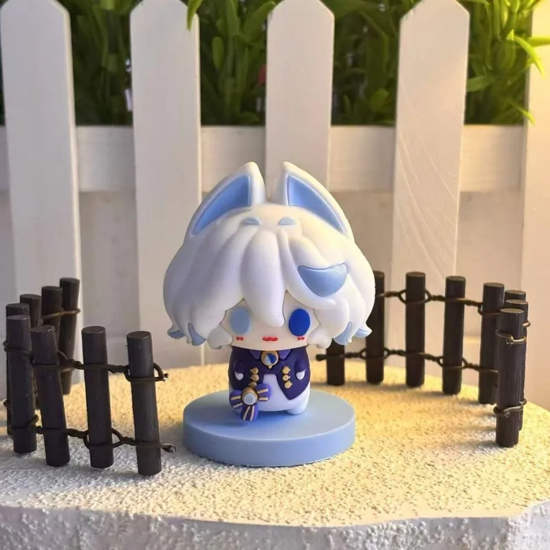 

Genshin Impact Furina Chibi Figure Hydro Archon Focalors Q Version Doujin Anime Desktop Display Model Desk Decor Gift Fans