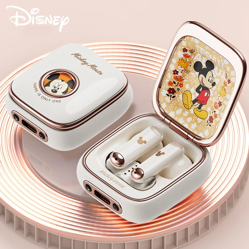 

Disney Q7 Mickey Minnie Wireless Headphones Space Capsule TWS In-ear Earbuds Bluetooth 5.2 Type C Noise Cancelling Earphones