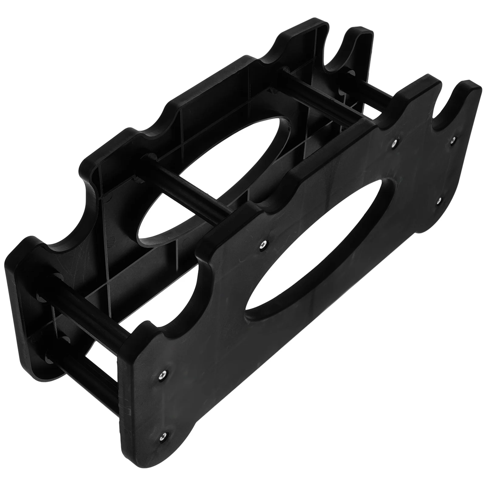 Dumbbell Rack Accessories Dish Drying Weight Racks for Dumbbells Desktop Kettlebells Black Pp Bracket