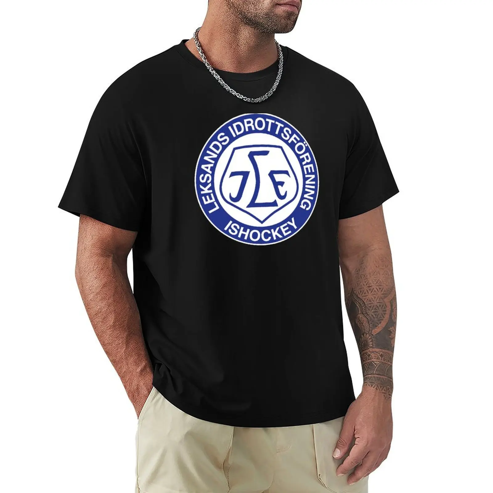 

Leksands IF T-Shirt oversizeds heavyweights men workout shirt