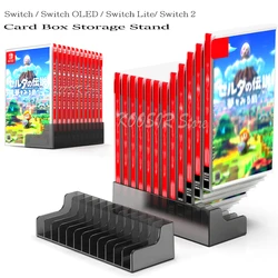 Nowy Nintendoswitch SwitchOLED karty do gry Box stojak futerał do przechowywania uchwyt na biurko uchwyt na akcesoria Nintendo Switch OLED