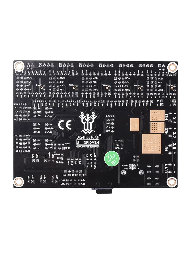 Imagem -05 - Nyxlab-placa-mãe Bigtreetech Skr V1.4 Turbo 32 Bit Pitft50 Tela Sensível ao Toque Tmc2209 Tmc2208uart Driver para Voron V2.4 Impressora 3d