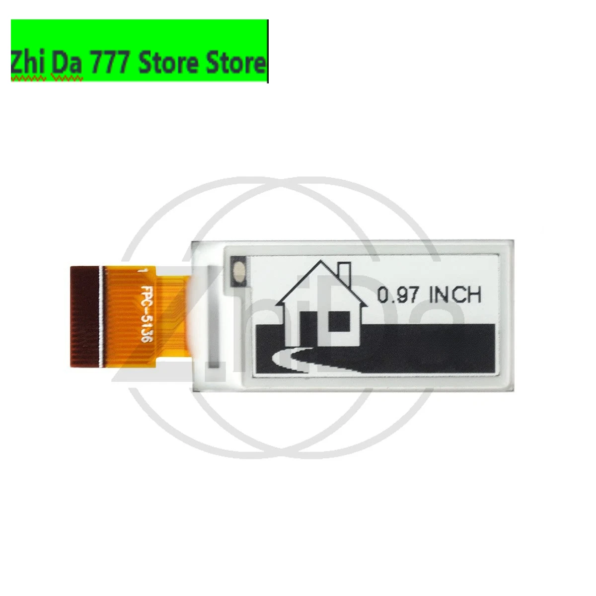 0.97 Inch Black White E Ink E-Paper Display EPD, Low Power GDEM0097T61, SPI Partial Refresh Screen Module