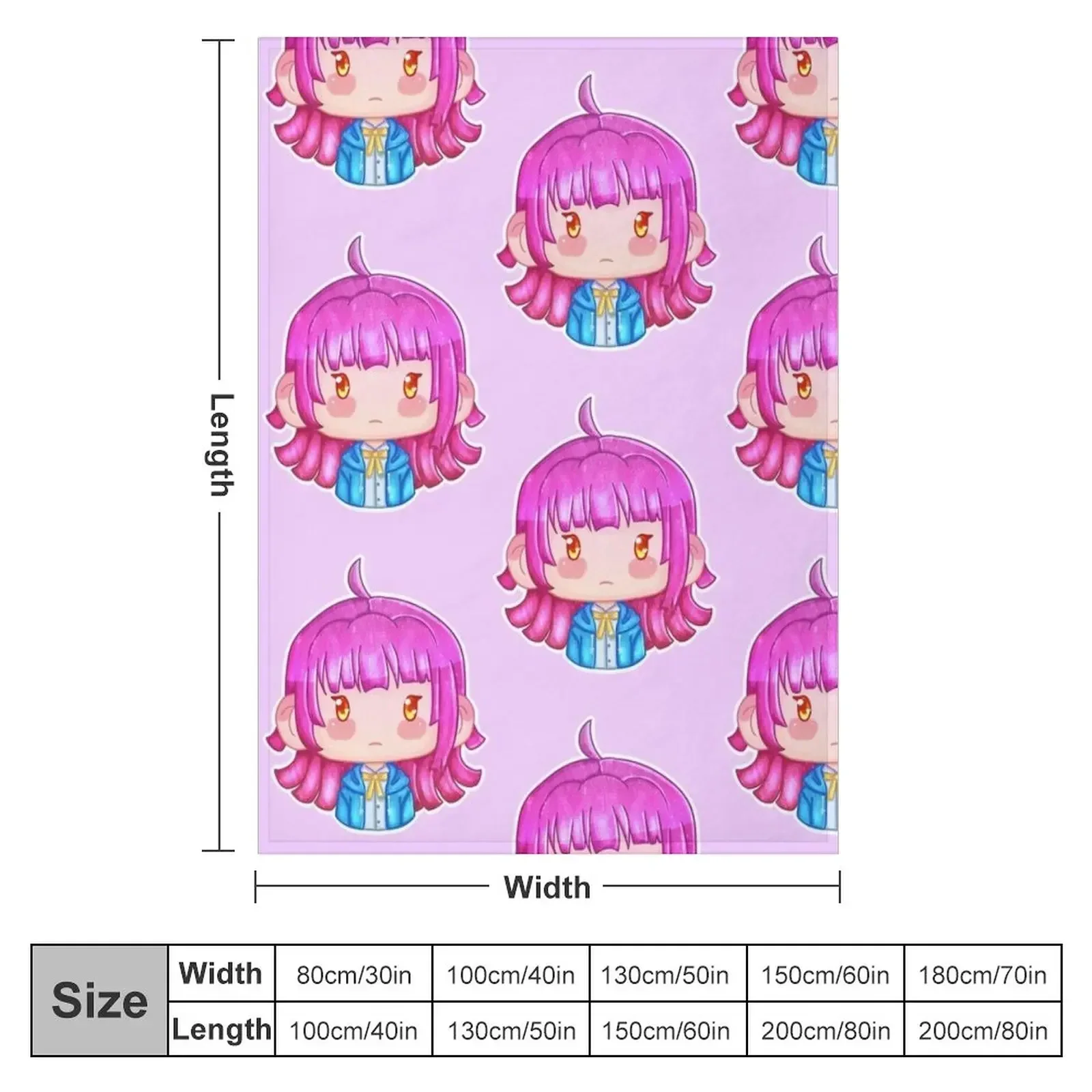 Rina Tennoji no mask - Love Live! Nijigasaki High School Idol Club Throw Blanket Heavy Luxury St Blankets