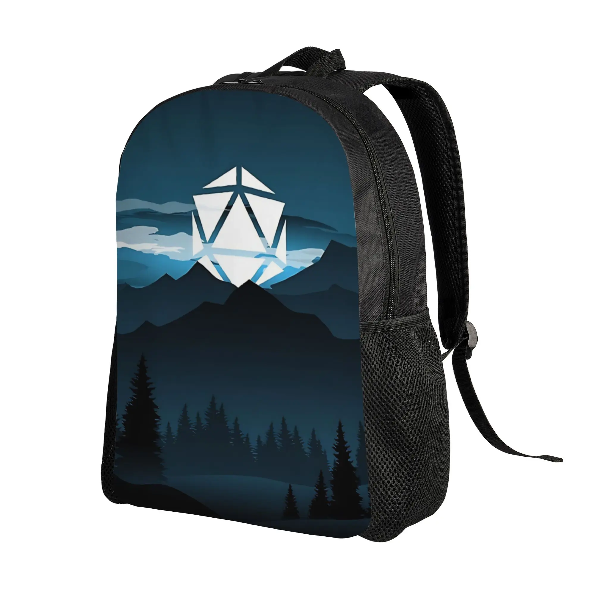 DND Forest Mountain Scenery Schoolbag Men Sporty Fashionable mochila Large Capacity Laptop Bag Back To School Season