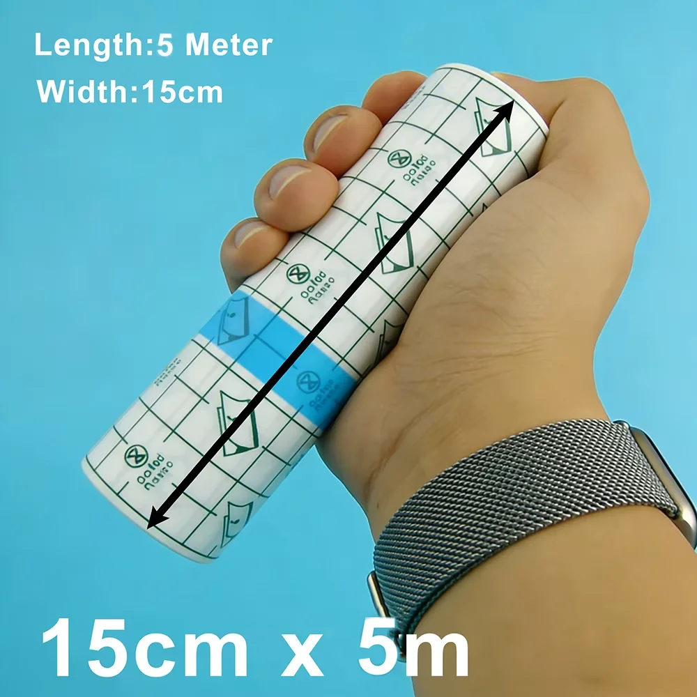 Wasserdichter Schutzfilm für Tattoos, PU-Klebeband für die Nachsorge, Heilung, Tattoo-Reparatur, transparente Hautreparatur-Bandage, Rolle