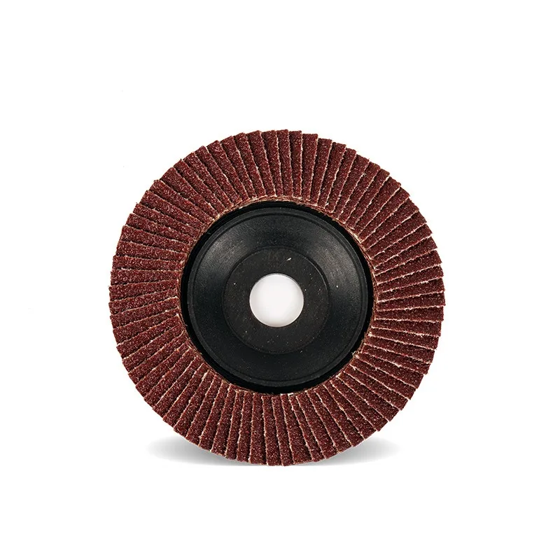 100mm Thickened 100-page Flap Disc Veneer Woodworking Polishing Abrasive Cloth Wheel