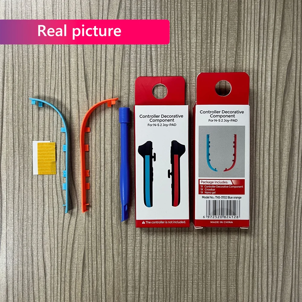 Decorative Strip Housing Shell Replacement for NS Switch 2 Joycon Controller Case Plate NS2 Joy con Faceplate Cover Accessories