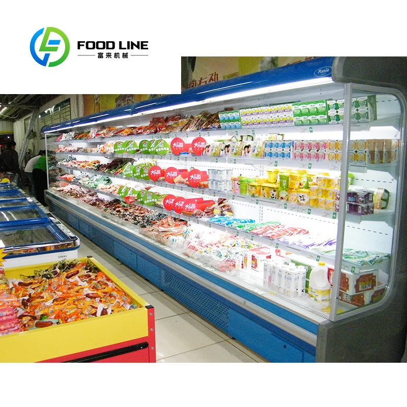 

480 Liter Supermarket Commercial Display Refrigerator Drink Fridge Open Chiller