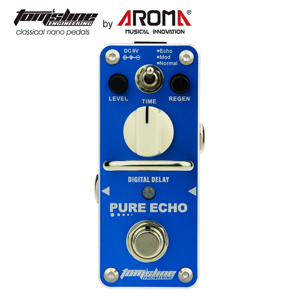 

Aroma APE-3 Pure Echo Electric Guitar Effects Pedal Digital Delay Pedal Mini Single Effect True Bypass Guitar Parts Accessories