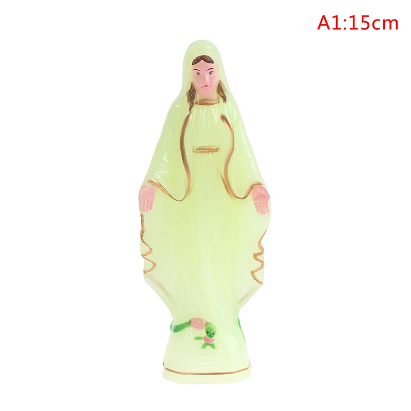 1pc Catholic Mary Statue Madonna Handmade Virgin Mary Statue Jesus Home Decor Gift Home Desktop Decoration
