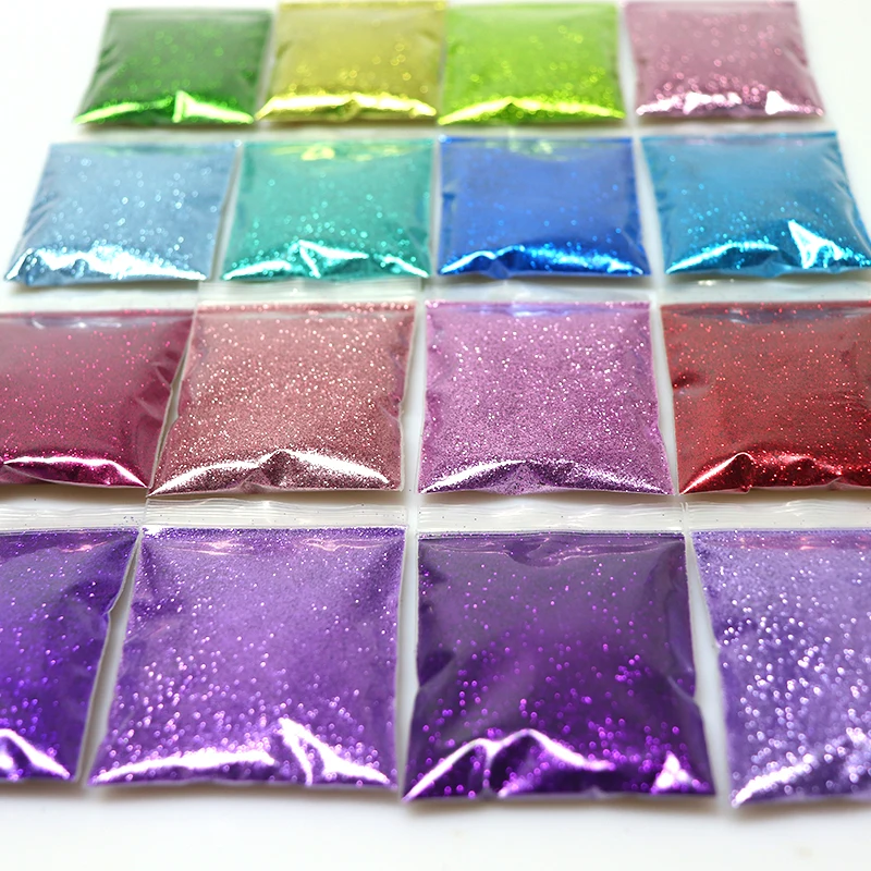 

20pcs UV Glitter Resin Craft Fillers Sparkly Pigment Powder Slime Molds DIY Epoxy Silicone Resin Mold Filling For Jewelry Making