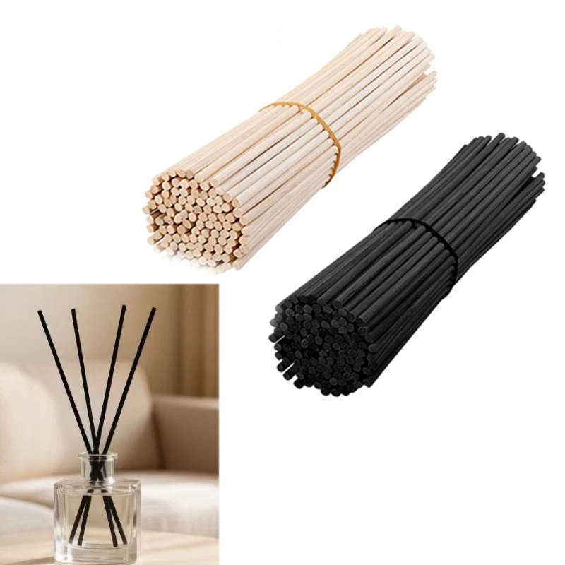 3mmx20cm Reed Diffuser Sticks Rattan Fiber Fragrance Volatilization Rod Aroma Diffuser Replacement Stick For Home Air Freshener