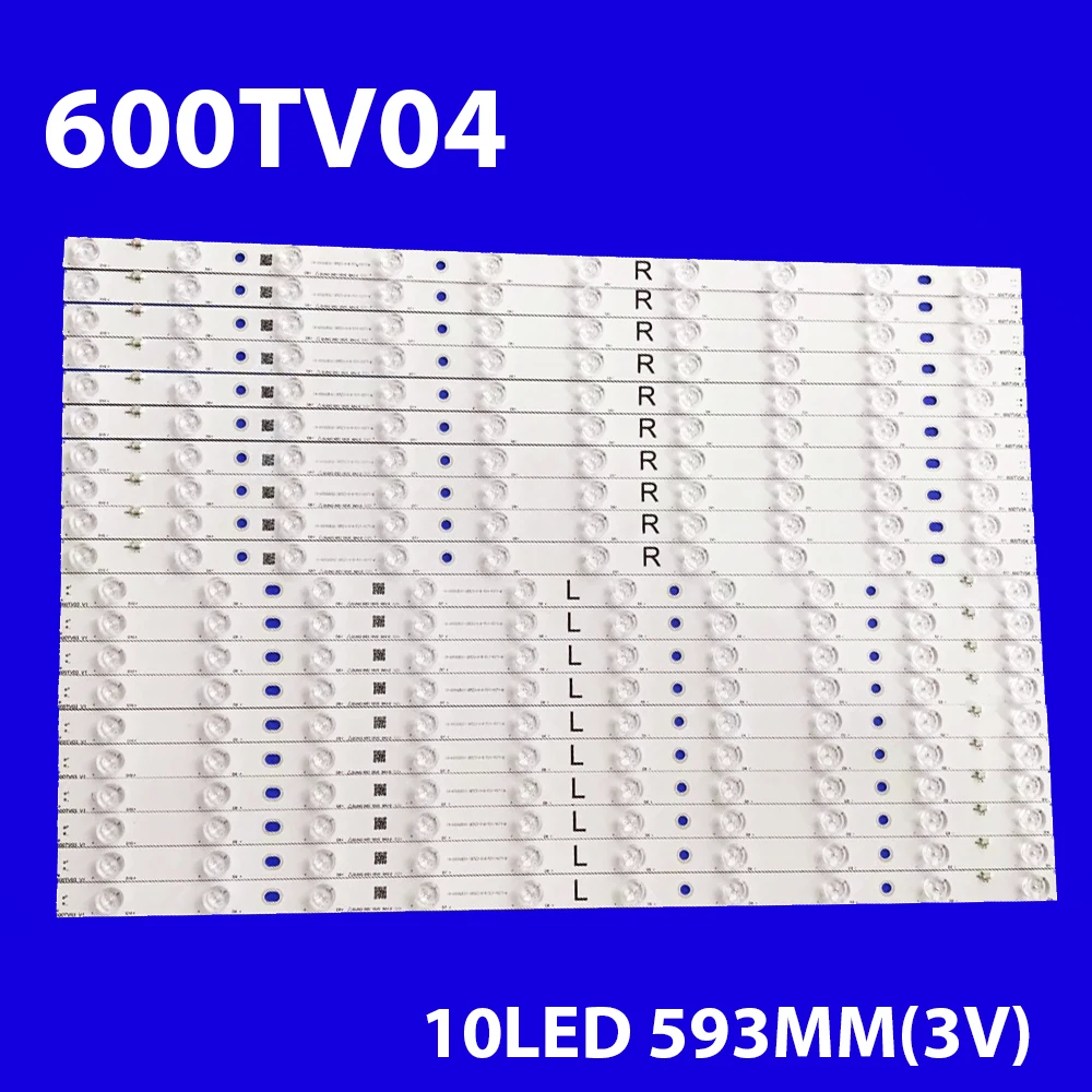 

Светодиодная лента для TC-60CX800U TC-60CX650U TC-60CX650 TC-60CX800 600TV03 V1 600TV04 V1 600TV043 V1 CX-60S02E02-3B5Z3-0-B-531-0371-W