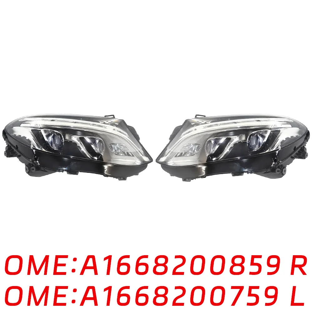 Front Hid Xenon Headlight Assembly For Mercedes Benz GLE250 ML350 GLE400 ML500 GLE63 AMG W166 A1668200759 A1668200859 Auto Part